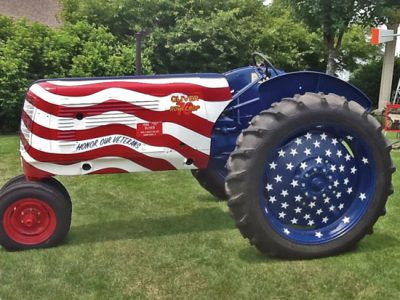 Unique Oliver 70 Row Crop Restoration Salutes Veterans Image